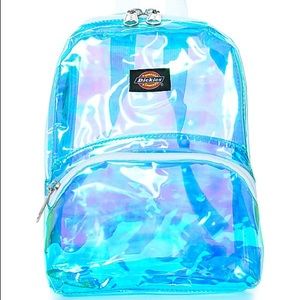 Dickies Holographic Blue Rave Mini Backpack